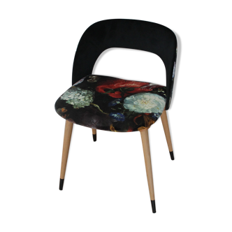 Cocktail chair, floral patterns