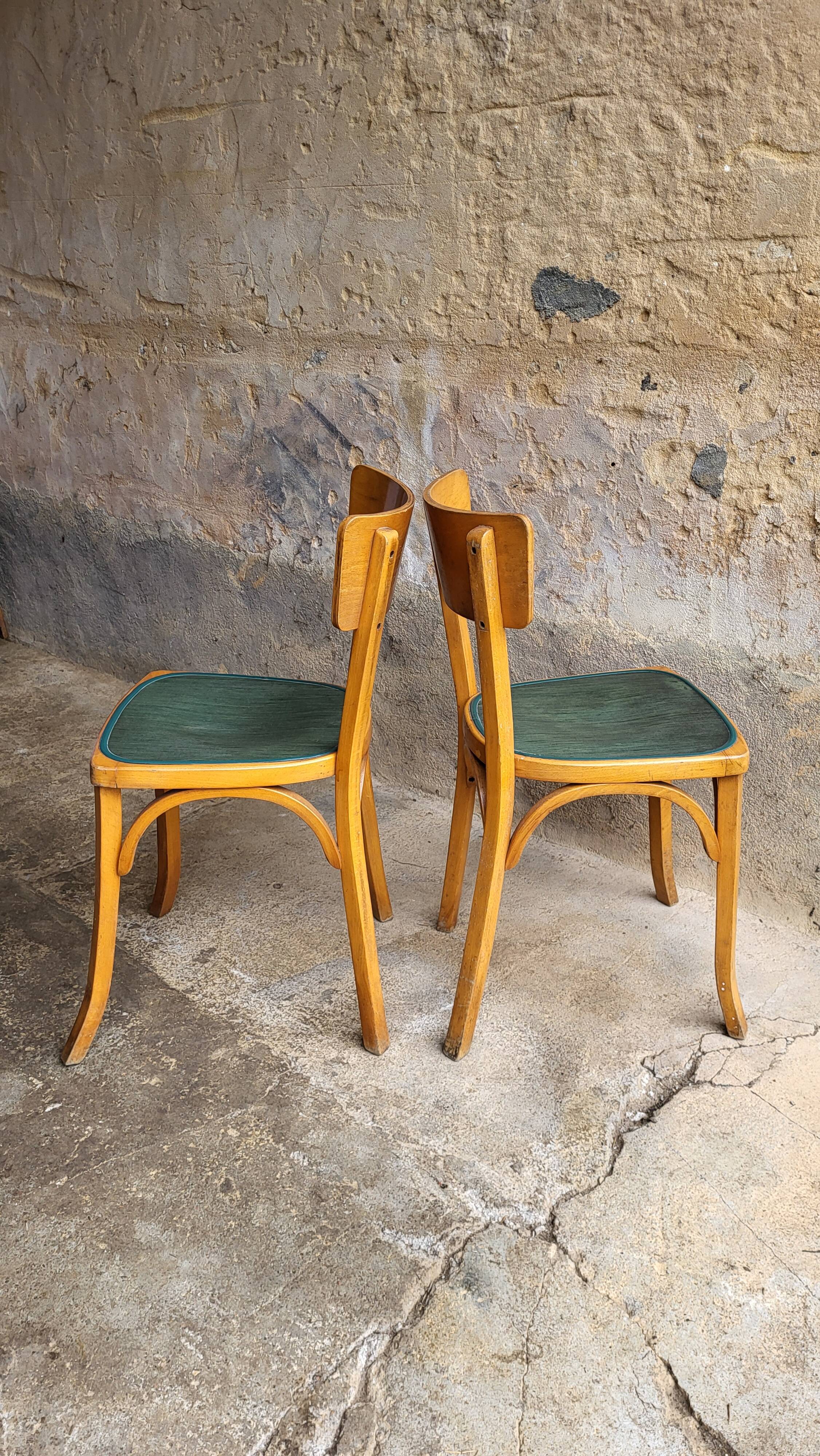 4 Baumann n°54 chairs