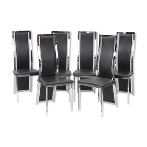 Suite de six chaises