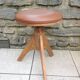 Vintage tripod foot piano stool 60s-70s