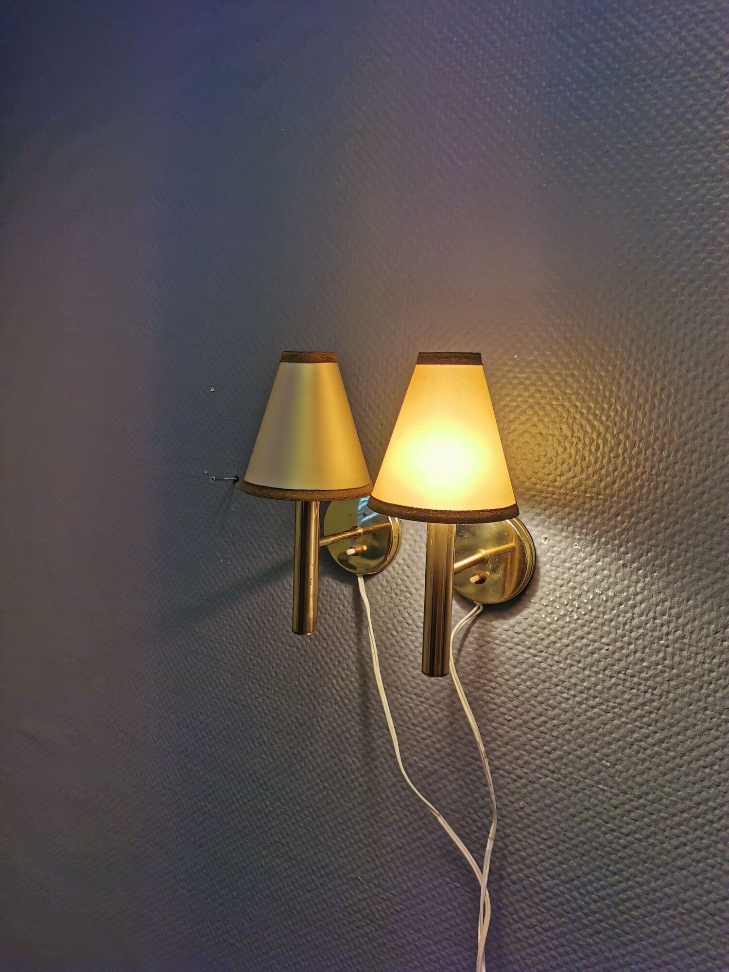 A set of wall lamps from the 70s, designed by Svend Mejlstrøm, for MS Lighting Denmark.