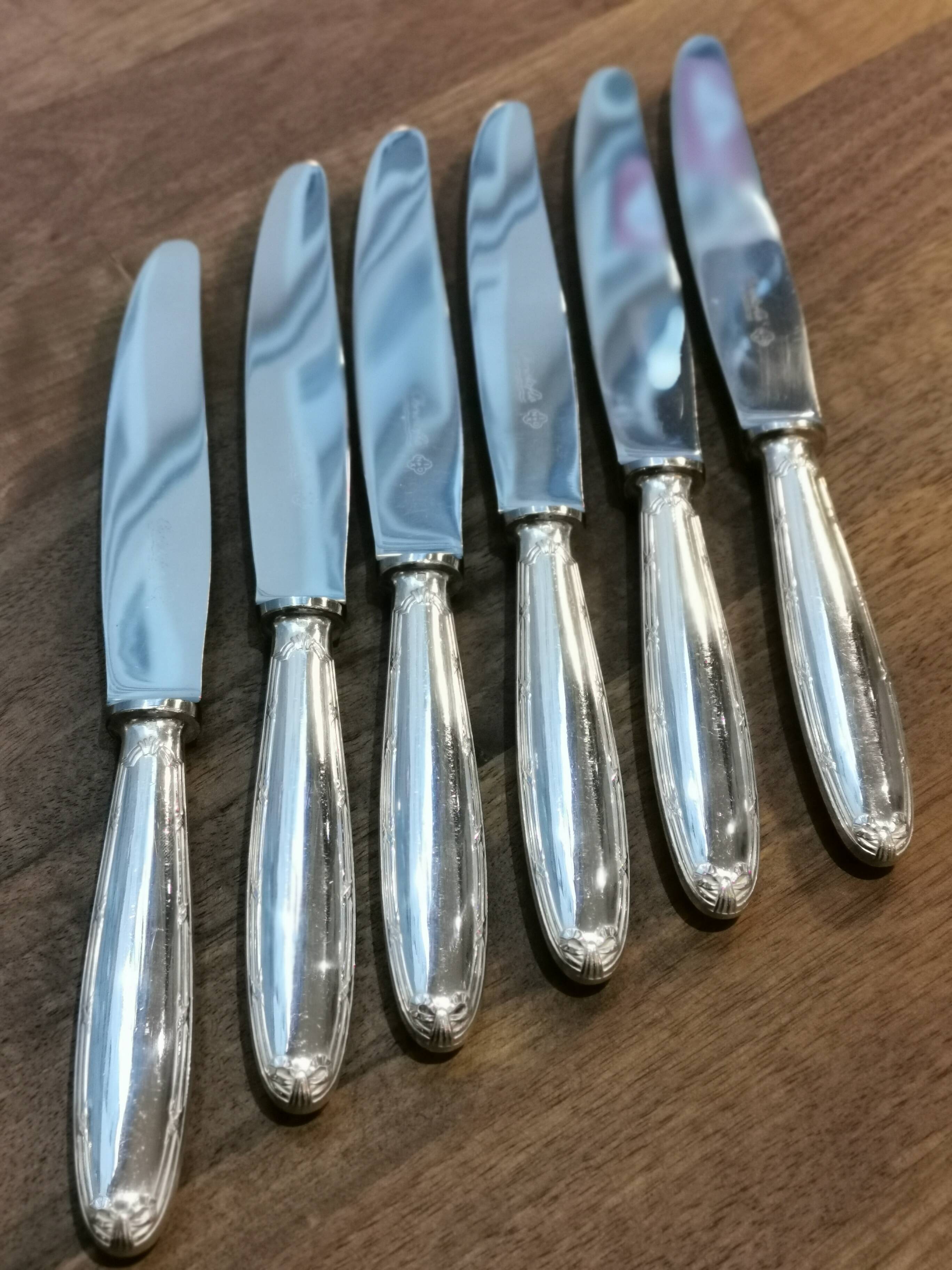 6 couteaux Christofle
