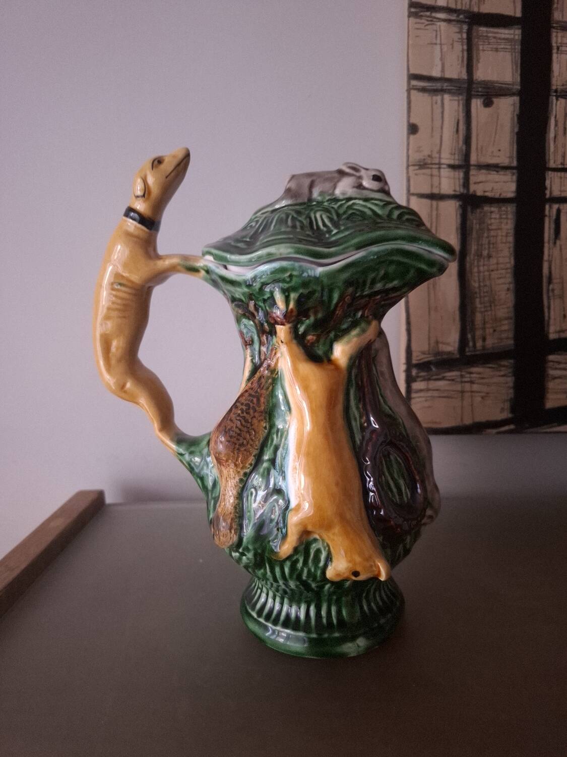 Caldas earthenware pitcher