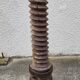 LARGE OLD WOODEN PRESS SCREW