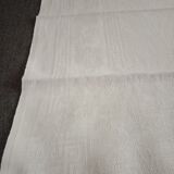 Old damase tablecloth and its 10 towels 230 x 160 cm