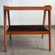 Table basse en bois 2 niveaux années 50-60