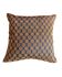 Housse de coussin Kachin bleu marine et orange