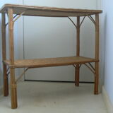 Rattan console