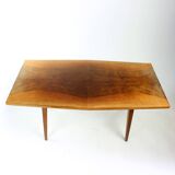 Midcentury Coffee Table In Walnut By Tatra, 1960s