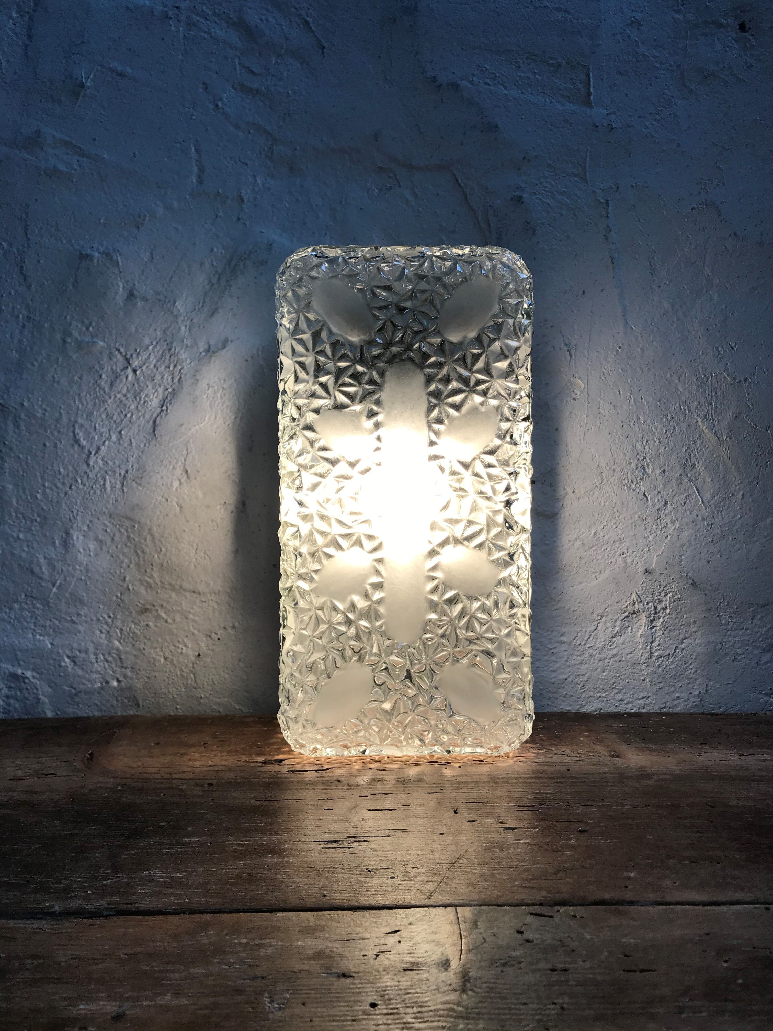 Vintage rectangular wall applique