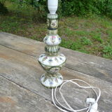 Ceramic lamp Quimper L'Helguen André manufacture Kéraluc