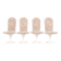 Set of 4 vintage velvet tulip swivel chairs, 1970s