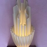 Georgia Jacob, Corolle Series Sculptural Modernist Handkerchief Lamp Base, 1980s-90s, French