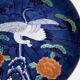 Large decorative porcelain plate from Arita — Mineyama Kiln