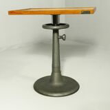 Cast Iron Telescope Laboratory Table, 1970s