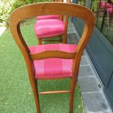 4 Louis Philippe upholstered chairs