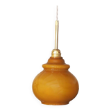 70s brown pendant light