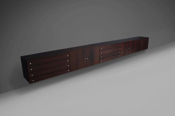 Buffet flottant XL de Poul Nørreklit pour Sigurd Hansen, Danemark 1969