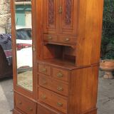 Mahogany wardrobe, plenty of storage