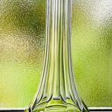 Carafe à vin en cristal, motif osman, signé val st lambert