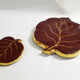 Bottom of flat leaves