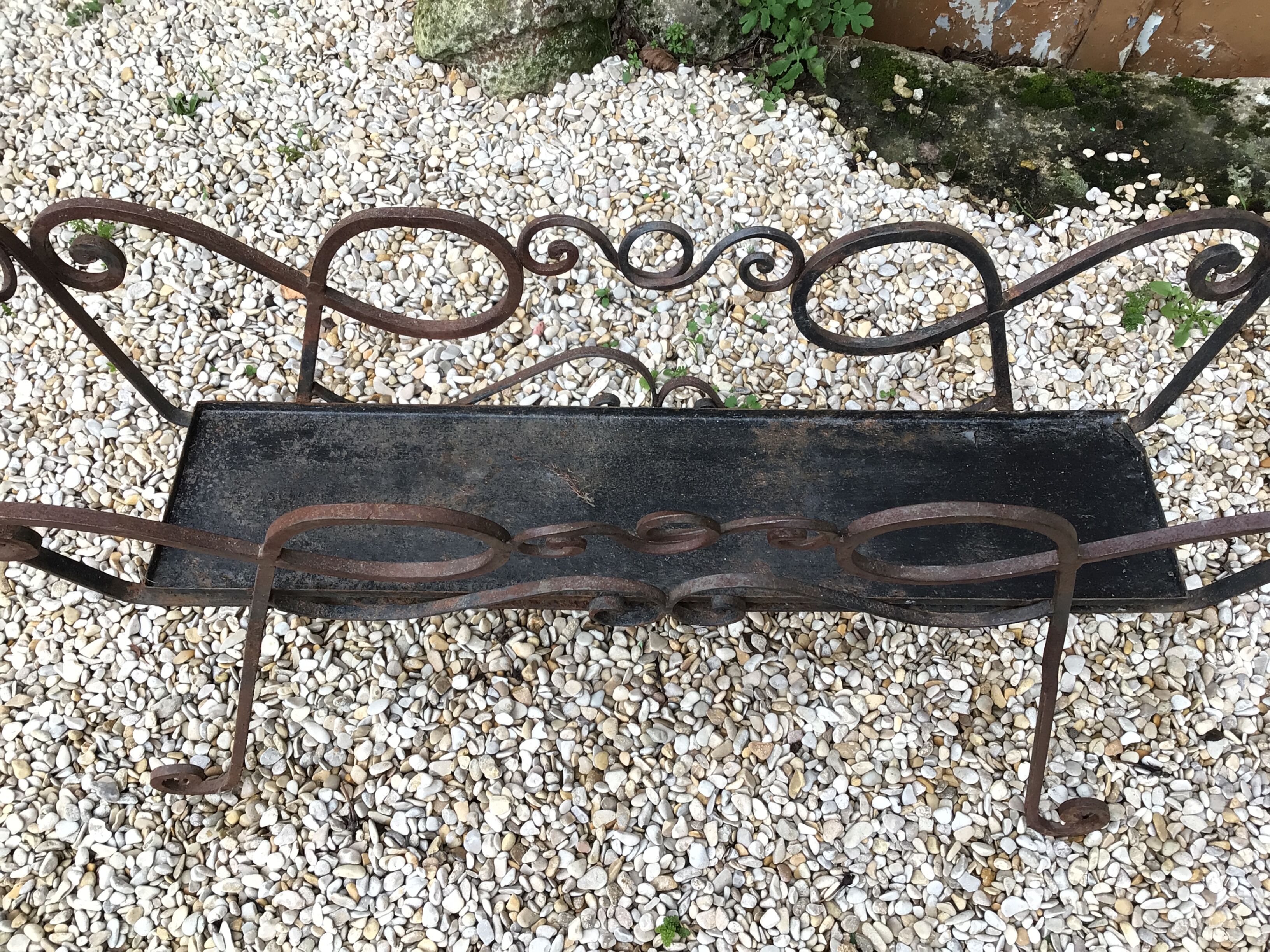 Jardinière porte plantes en fer forgé