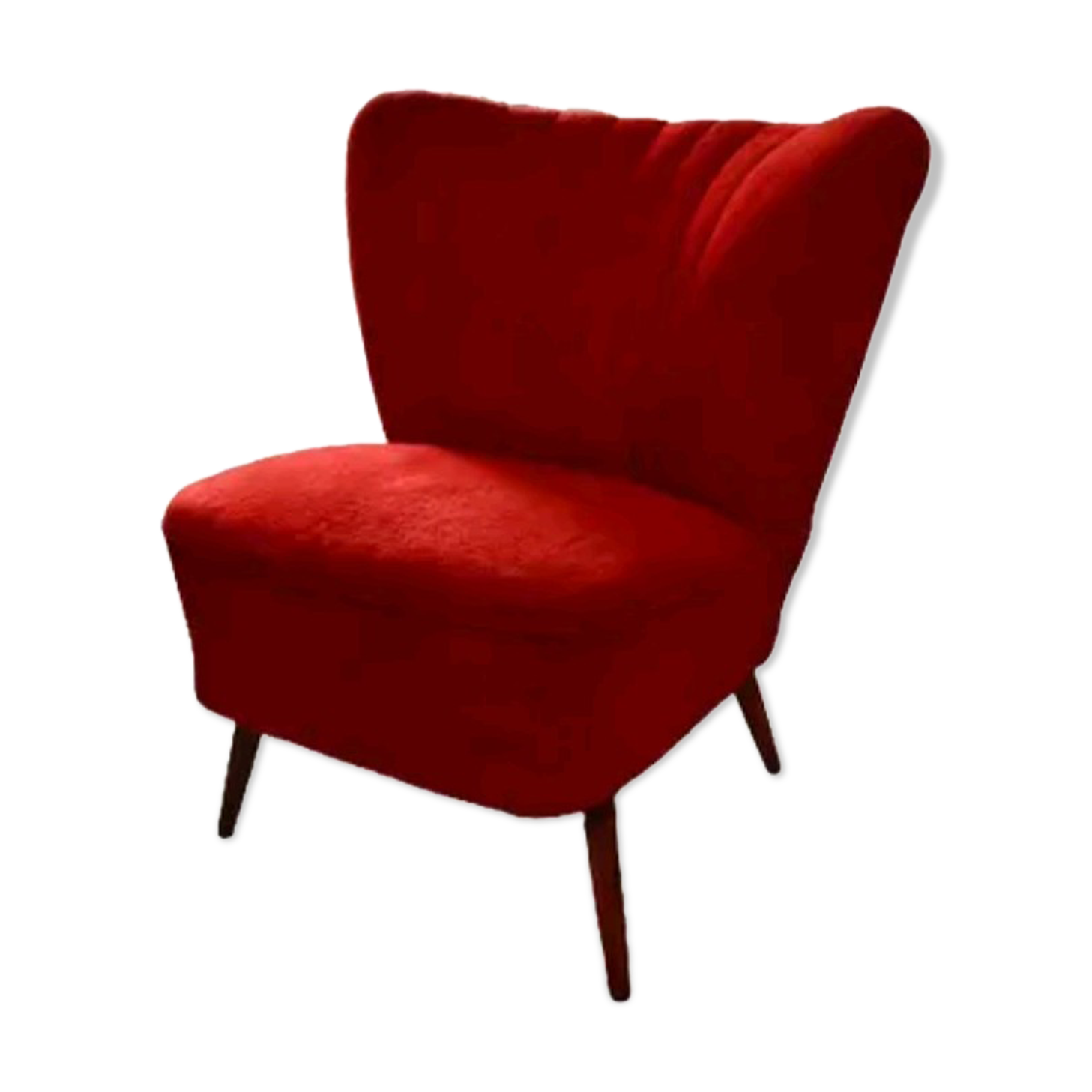Red armchair 60s