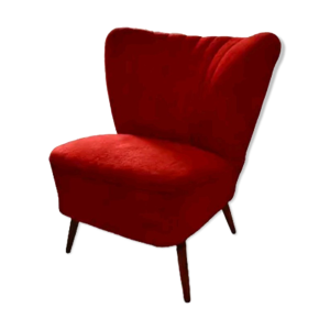 Fauteuil rouge années 60