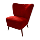 Fauteuil rouge années 60