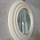 Italian Round Mirror – Sculptural Concentric Frame