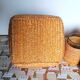 Panier et porte verres paille tressée