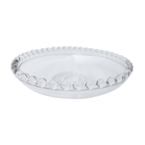 Beaded glass dish