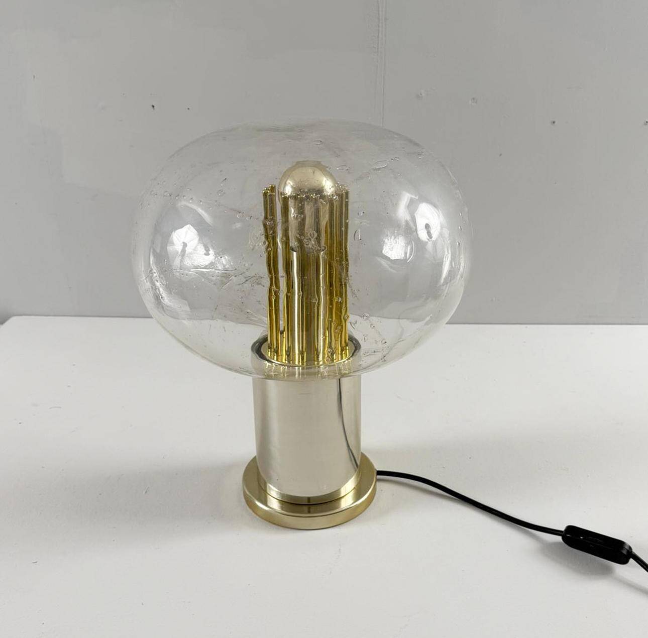Lampe de table vintage « Big Ball », Doria, Allemagne, années 1970.