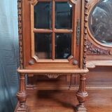 Louis XVI two-part sideboard in carved walnut