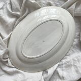 Oval ironstone dish "Denise" Saint Amand