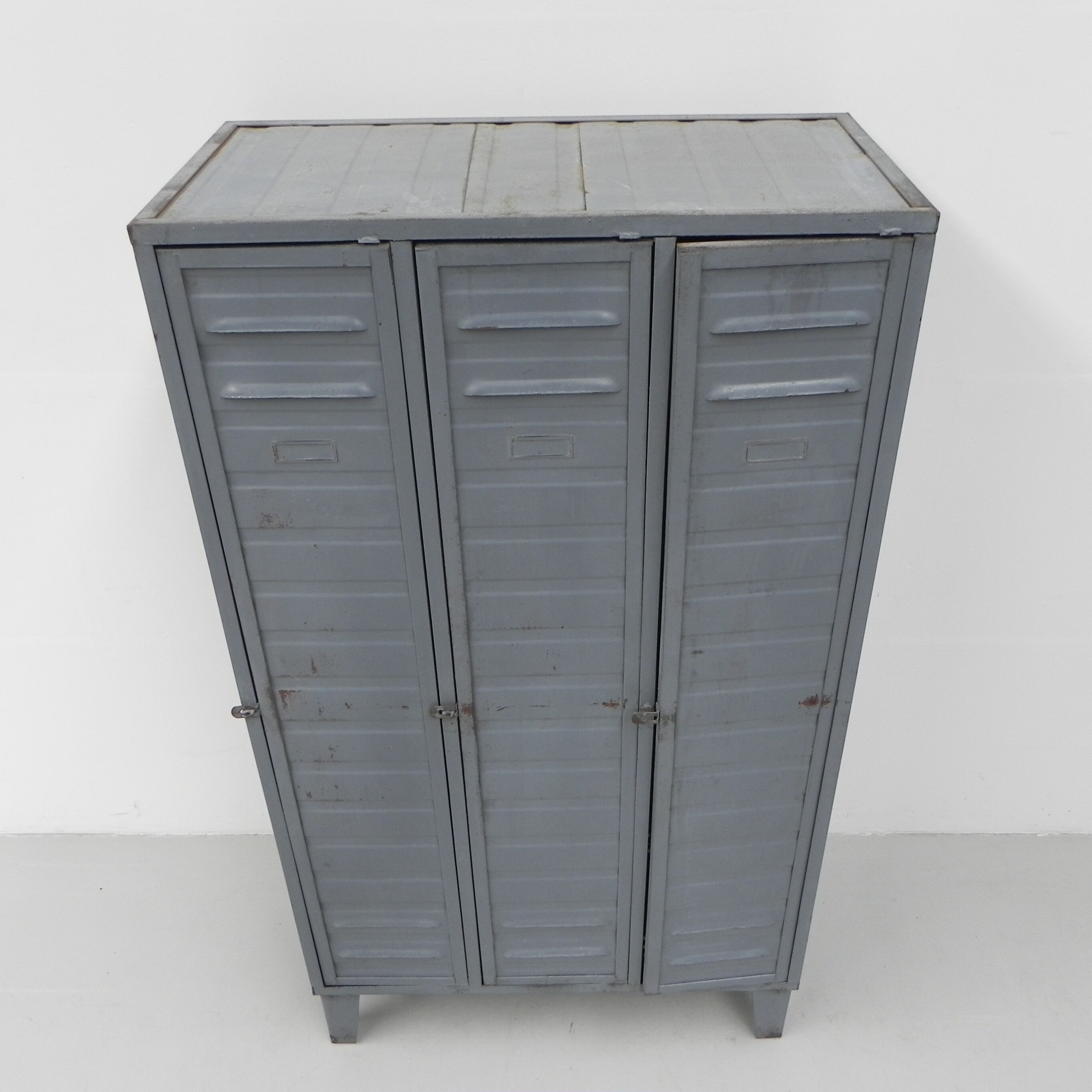 Industrial Steel Locker with 3 Doors