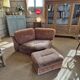 Vintage corner sofa and ottoman