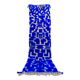 Moroccan Berber Klein blue hallway rug with reliefs
