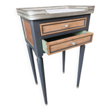 Antique Louis XVI style bedside table