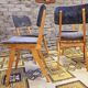Set of 4 vintage 1960s Scandinavian chairs