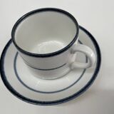 set of 7 coffee cups + saucers - vintage Rörstrand - Scandinavian design
