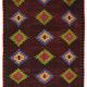 Turkish Kilim Yuruk Vintage 175x315 cm Geometric Red Green Purple