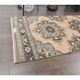 1970s Turkish Oushak Wool Runner Rug 92x373