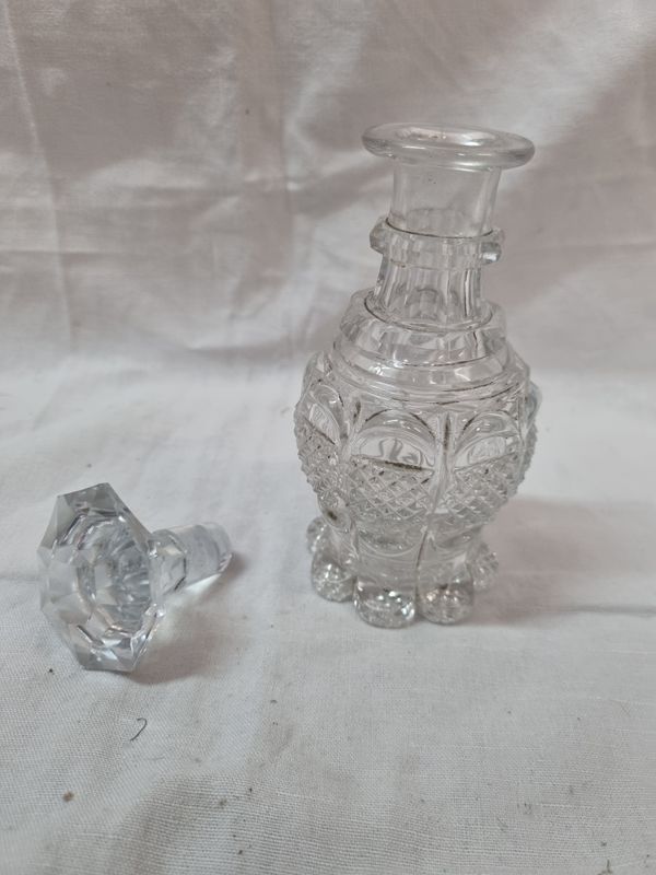Burette Baccarat, carafe Charles X 1840