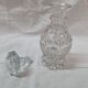 Burette Baccarat, carafe Charles X 1840