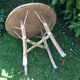 Rattan side table
