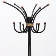 French Hand-forged iron coat rack design by Jean Royere, 1960