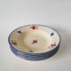 Set of 6 digoin sarreguemines soup plates model "mary-lou" 1940
