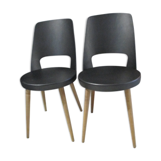 Duo de chaises Mondor Baumann vintage
