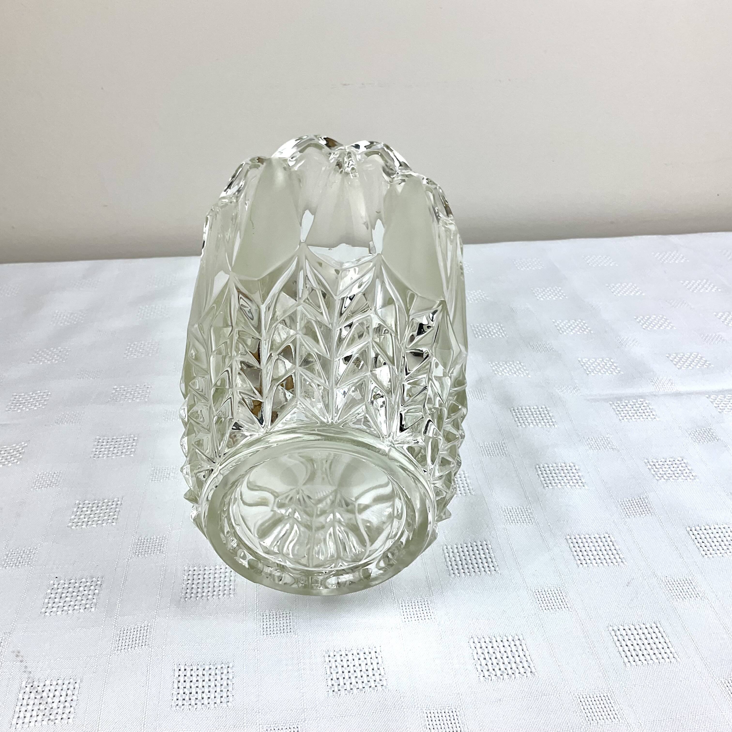 Solid crystal vase - Retro/vintage